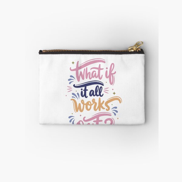 Item preview, What If It All Works Out? Inspirational Positive Thinking Message designed and sold by RetroMini2026.