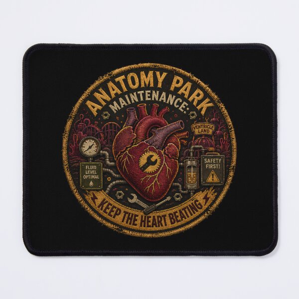 Item preview, Anatomy Park Construction Crew Badge designed and sold by agearb.
