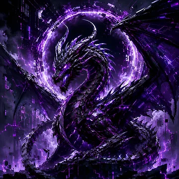 Artwork thumbnail, Abyss Dragon by RiteshCenter