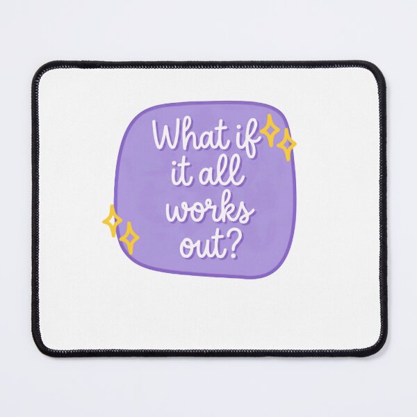 Item preview, What If It All Works Out Positive Affirmation Motivation Optimism designed and sold by RetroMini2026.