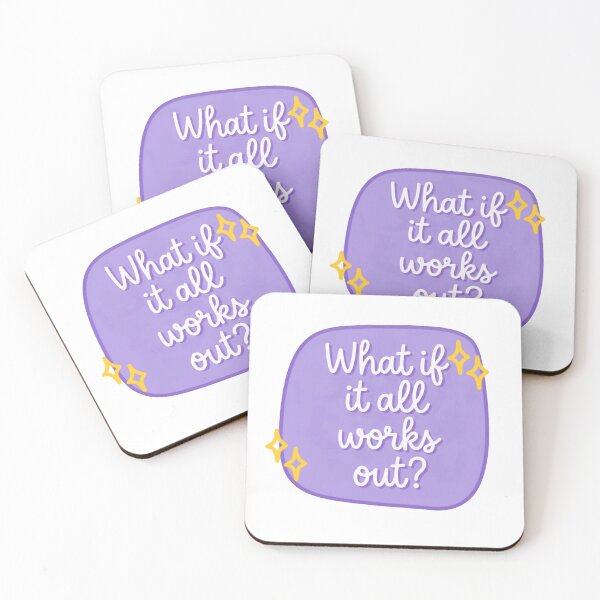 Item preview, What If It All Works Out Positive Affirmation Motivation Optimism designed and sold by RetroMini2026.
