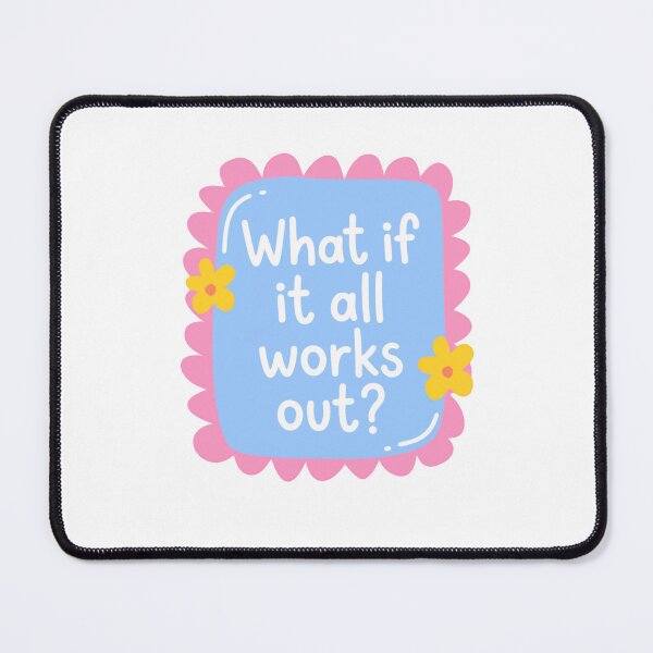 Item preview, What If It All Works Out? Optimism Motivation Encouragement designed and sold by RetroMini2026.