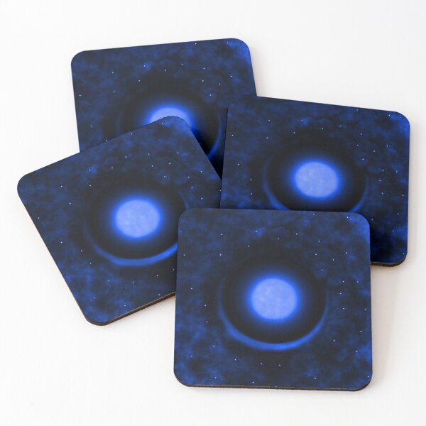 Item preview, Blue Moon Galaxy Wallpaper | Neon Cosmic Sky designed and sold by RiyanaStudio.