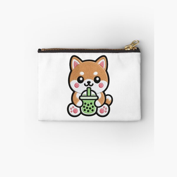 Item preview, Cute Kawaii Dog Drinking Bubble Tea designed and sold by IYI.