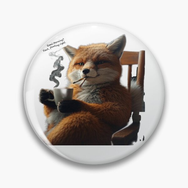 Item preview, This Fox Hates Mornings designed and sold by LujziWorld.