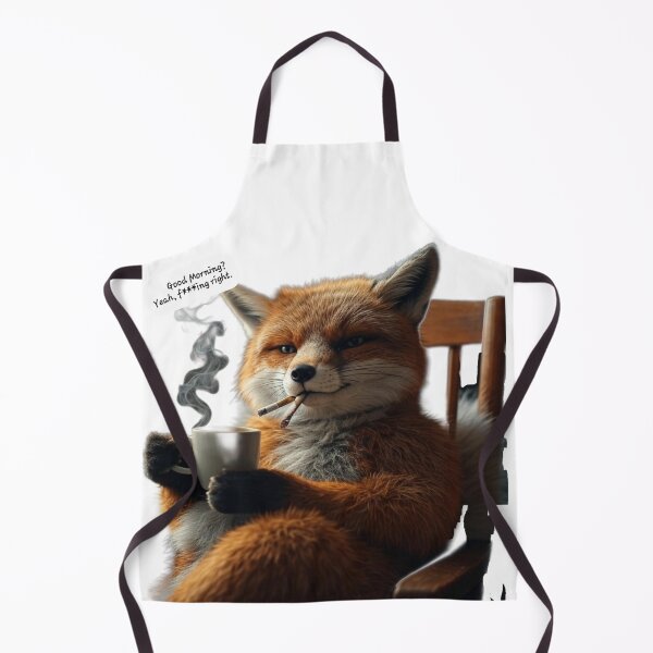 Item preview, This Fox Hates Mornings designed and sold by LujziWorld.
