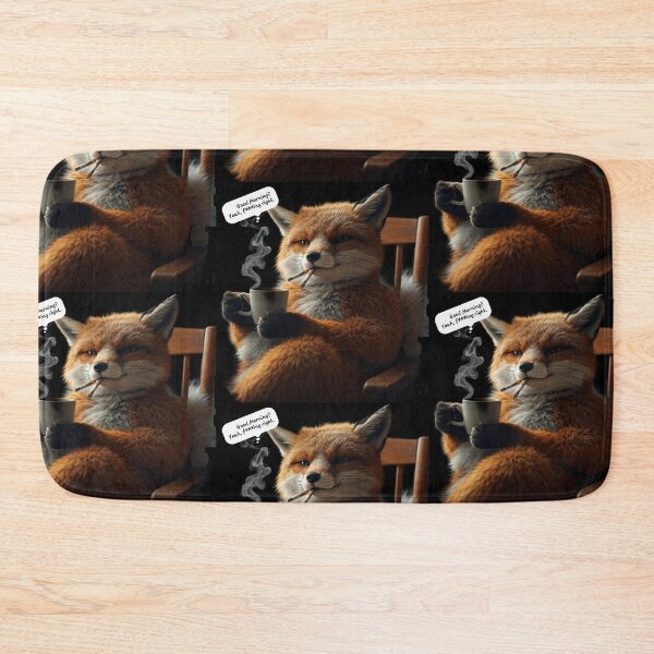 Item preview, This Fox Hates Mornings designed and sold by LujziWorld.