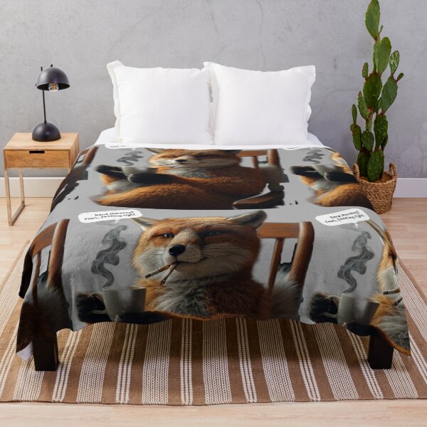 Item preview, This Fox Hates Mornings designed and sold by LujziWorld.