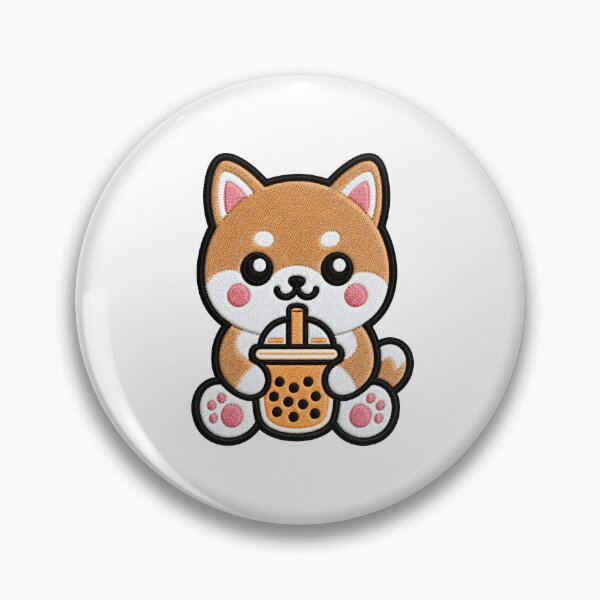 Item preview, Copy of Cute Kawaii Dog Drinking Bubble Tea designed and sold by IYI.