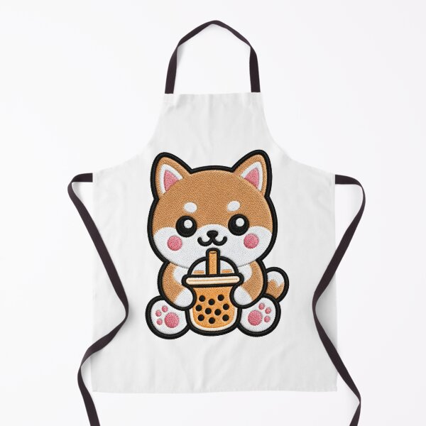 Item preview, Copy of Cute Kawaii Dog Drinking Bubble Tea designed and sold by IYI.
