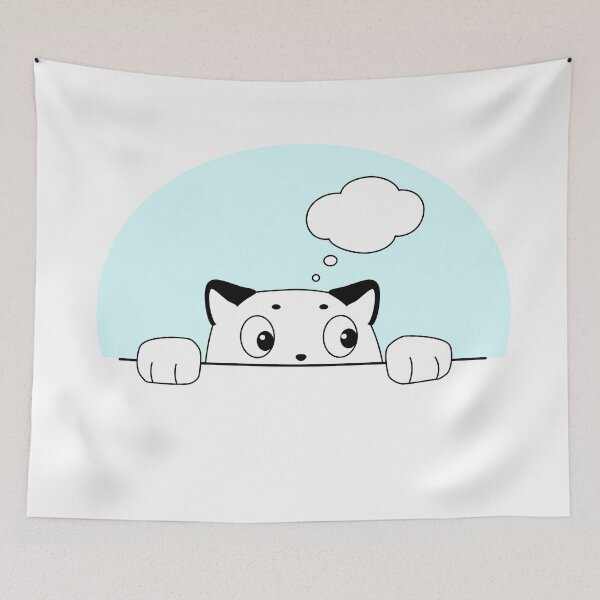 Item preview, Сautious Сat designed and sold by SpottedPilot.