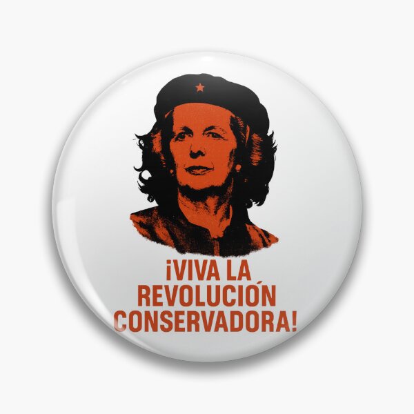 Item preview, "Long live the Conservative Revolution!" – Pop-Ironic Poster of Margaret Thatcher designed and sold by Elyseeologie.