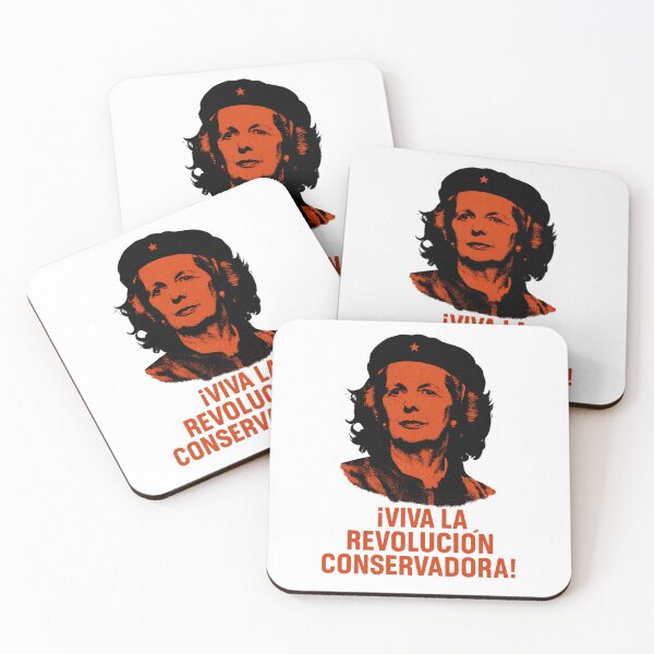 Item preview, "Long live the Conservative Revolution!" – Pop-Ironic Poster of Margaret Thatcher designed and sold by Elyseeologie.