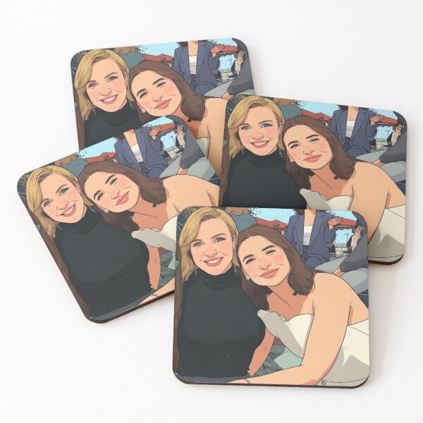 Item preview, Rhea Seehorn & Karolina Wydra BAFTAS Fan Art designed and sold by Stephisy.