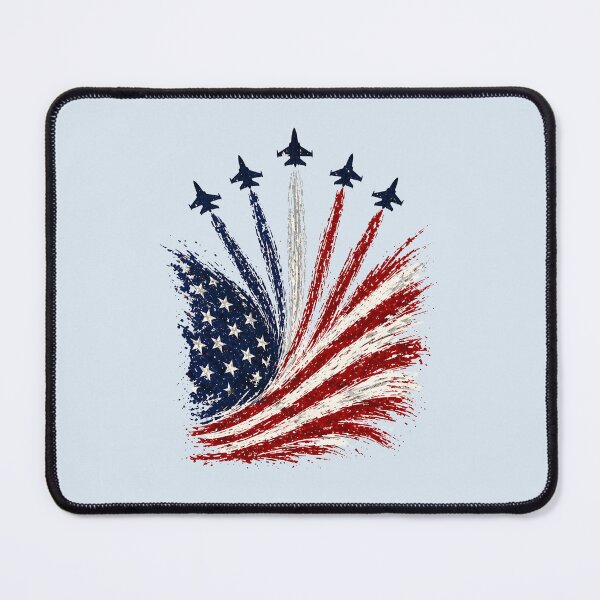 Item preview, Patriotic USA Flag Fighter Jets Design – American Air Force Fourth of July designed and sold by Golden Blaze Studio.