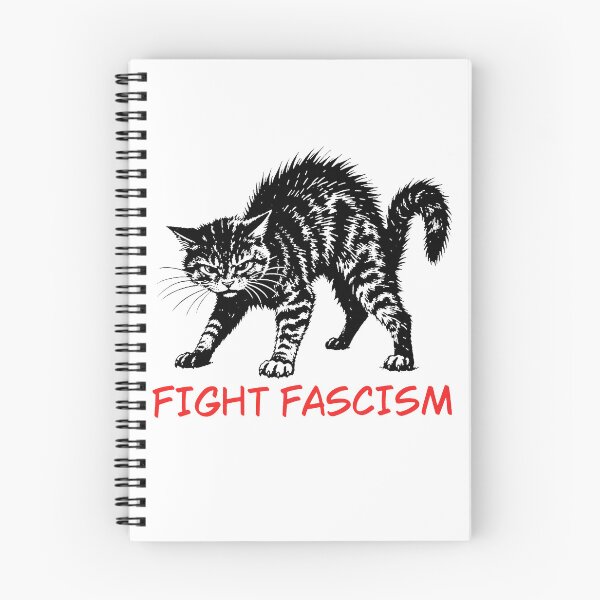 Item preview, Fight Fascism Cat designed and sold by RamneekFraty.