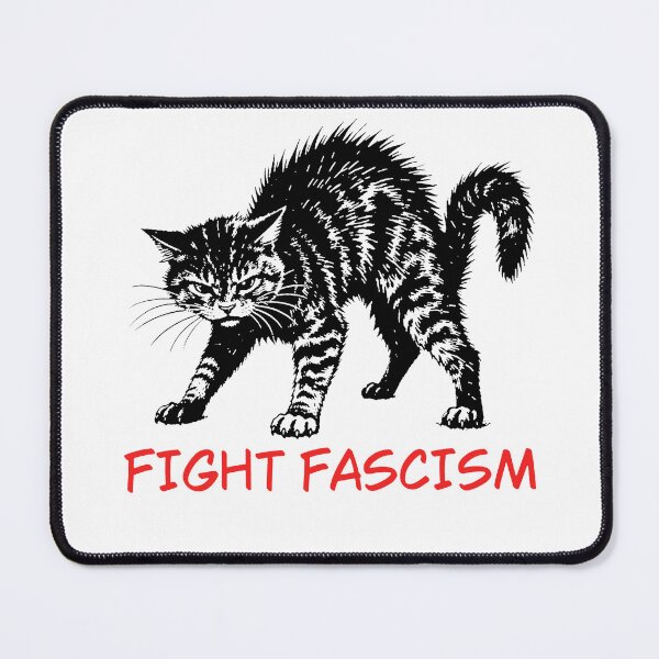 Item preview, Fight Fascism Cat designed and sold by RamneekFraty.