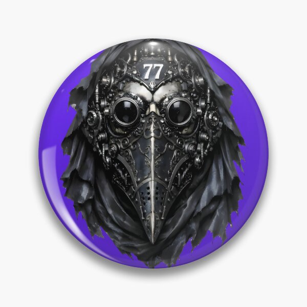 Item preview, Mechanical Memento Mori 77 | Hyper-Realistic Steampunk Plague Doctor Mask Print designed and sold by Studio77-Gothic.