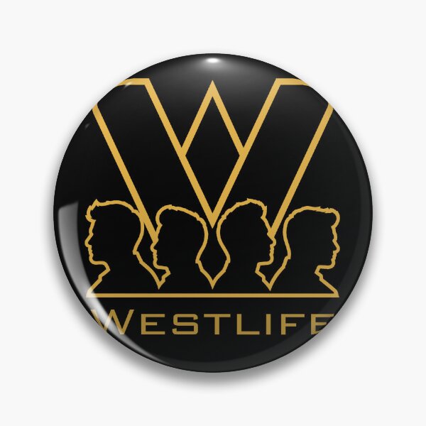Item preview, Westlife Minimalist Silhouette Logo Shirt | Vintage Boyband Fan Graphic Design designed and sold by Dimu Co..