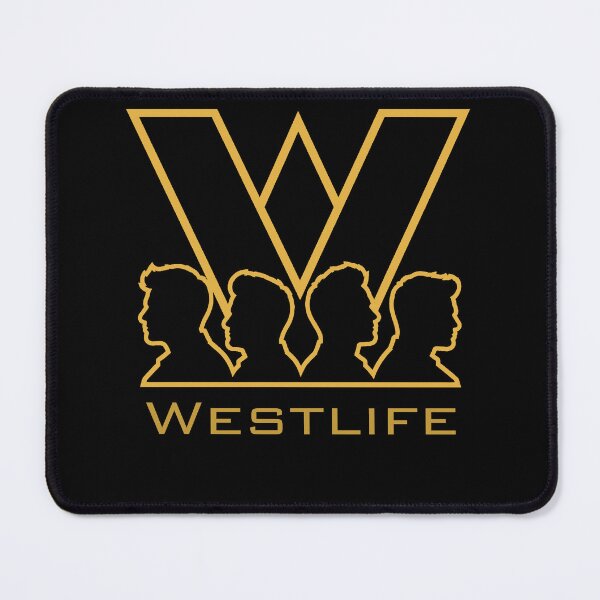 Item preview, Westlife Minimalist Silhouette Logo Shirt | Vintage Boyband Fan Graphic Design designed and sold by Dimu Co..