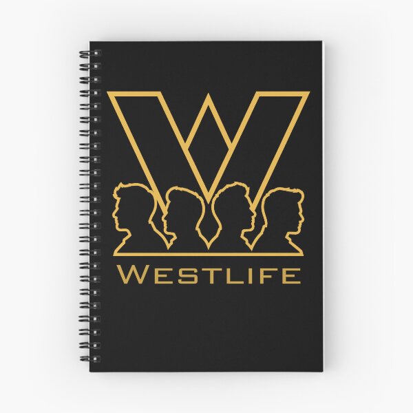 Item preview, Westlife Minimalist Silhouette Logo Shirt | Vintage Boyband Fan Graphic Design designed and sold by Dimu Co..