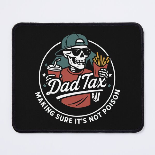 Item preview, Dad Tax Skeleton Snack Inspector Funny Father Classic T-Shirt designed and sold by LillyCustomTees.