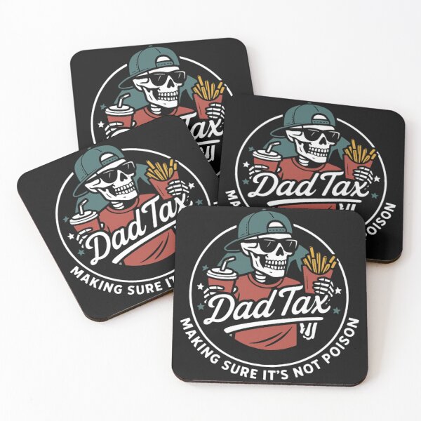 Item preview, Dad Tax Skeleton Snack Inspector Funny Father Classic T-Shirt designed and sold by LillyCustomTees.