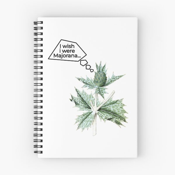Item preview, Ettore Majorana - Jealous Thistle - Vintage Physical & Botanical Humor designed and sold by Mystral Art Studio.