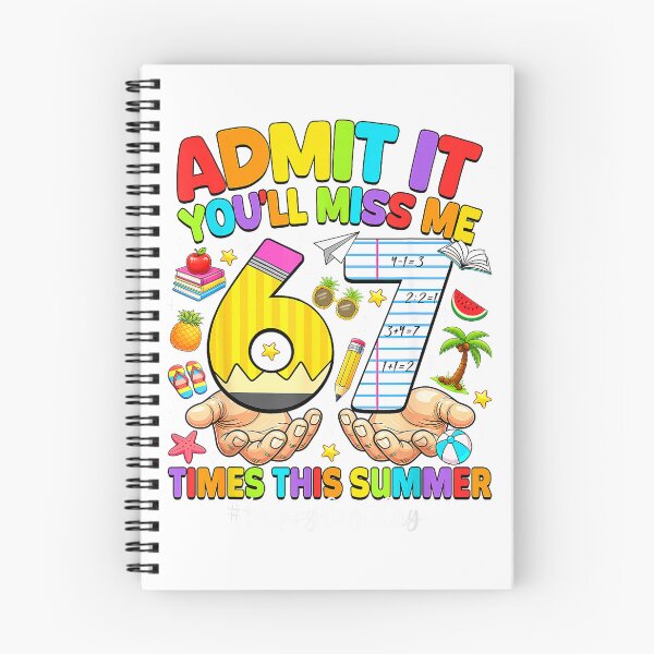 Item preview, Admit It You'll Miss Me 6 7 Times Last Day of School Teacher T-Shirt designed and sold by gidget-gadget.