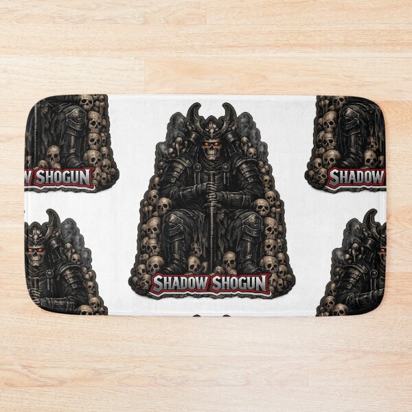 Item preview, Shadow Shogun Skeleton Samurai Gothic Warrior Dark Fantasy Japanese Skull Art Sticker designed and sold by Ecocrushstudio.