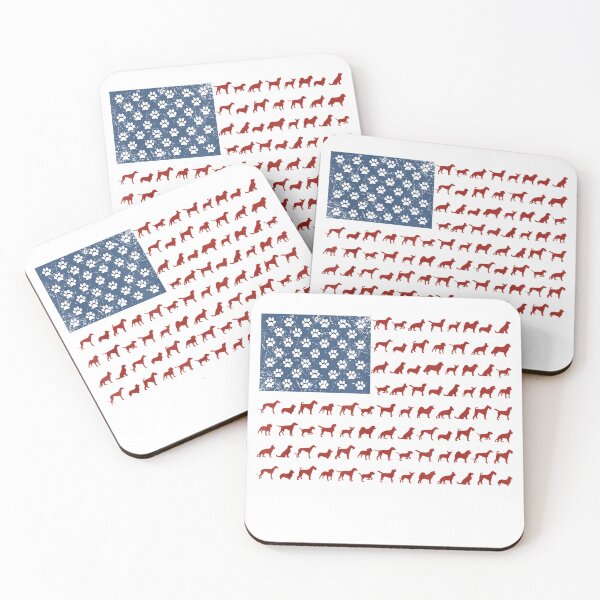 Item preview, American Flag Dogs and Paws 4th of July Shirt T-Shirt designed and sold by gidget-gadget.