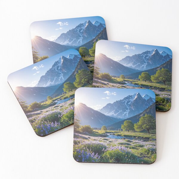 Item preview, blooming alpine meadow designed and sold by psychoshadow.