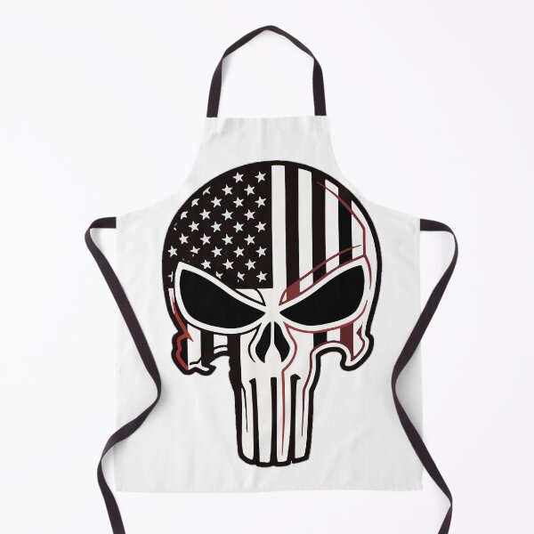 Item preview, Patriotic Punisher Style Skull Art designed and sold by WormJ.