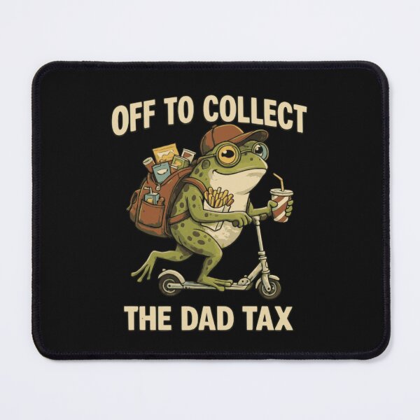 Item preview, Off To Collect The Dad Tax Frog Scooter Classic T-Shirt designed and sold by LillyCustomTees.