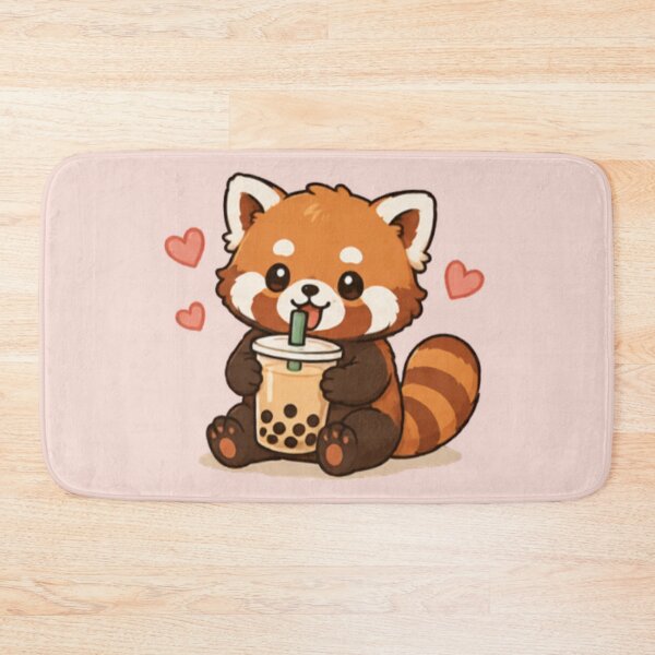 Item preview, Boba Break Red Panda designed and sold by MellowMunchkins.