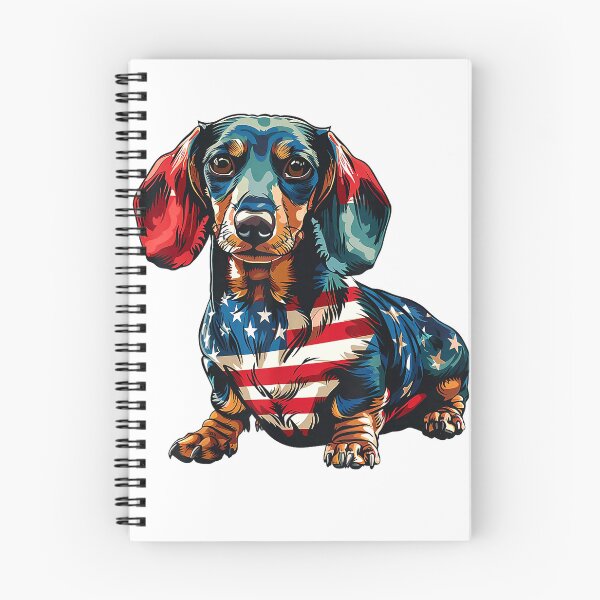 Item preview, Dachshund Dog 4th of July American Flag Gifts for Men Women T-Shirt designed and sold by gidget-gadget.