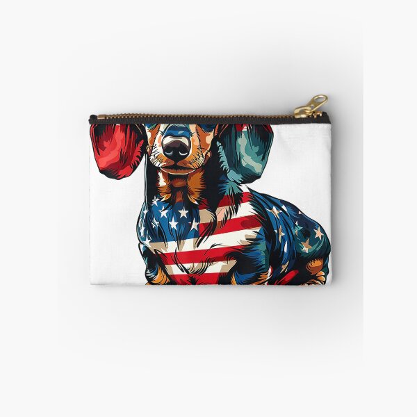 Item preview, Dachshund Dog 4th of July American Flag Gifts for Men Women T-Shirt designed and sold by gidget-gadget.