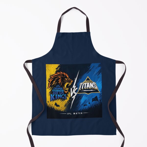 Item preview, Chennai Super Kings vs Gujarat Titans – IPL Rivalry Tee designed and sold by Crick-Art.