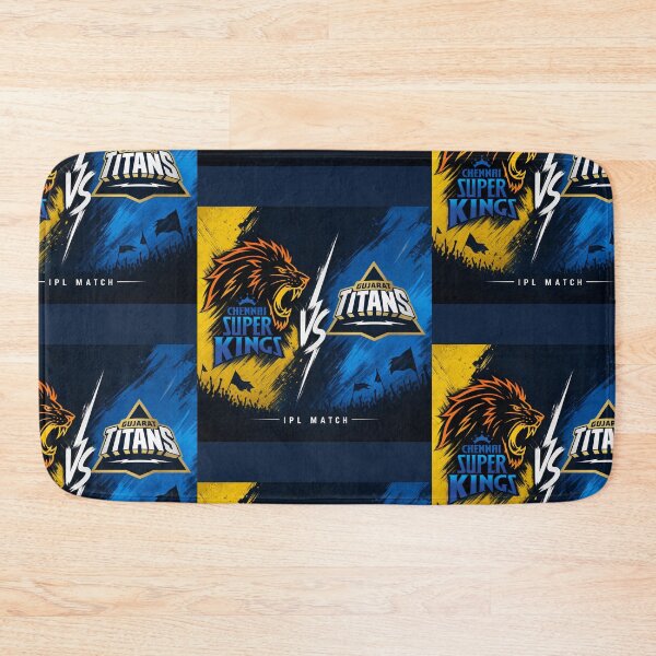 Item preview, Chennai Super Kings vs Gujarat Titans – IPL Rivalry Tee designed and sold by Crick-Art.