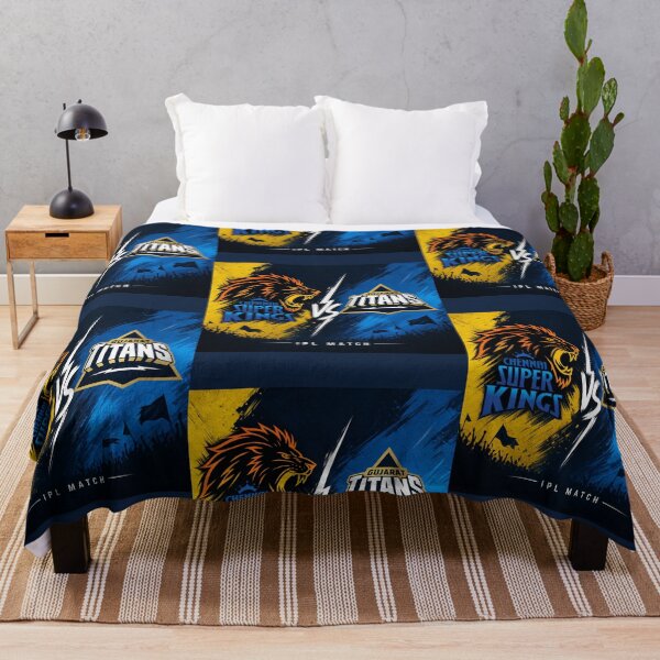 Item preview, Chennai Super Kings vs Gujarat Titans – IPL Rivalry Tee designed and sold by Crick-Art.