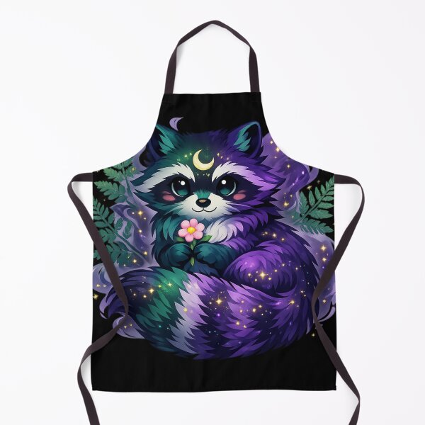 Item preview, Cosmic Raccoon Spirit Enchanted Forest Shadow designed and sold by tineldesign.