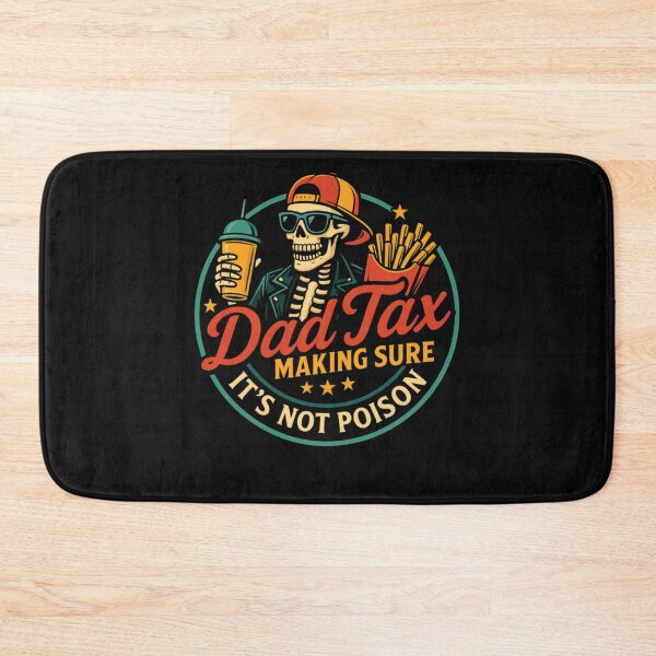 Item preview, Dad Tax Skeleton Fast Food Poison Tester Classic T-Shirt designed and sold by Animalfacts002.