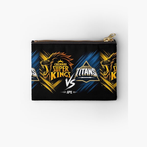 Item preview, Chennai Super Kings vs Gujarat Titans – Match Day Battle Tee designed and sold by Crick-Art.