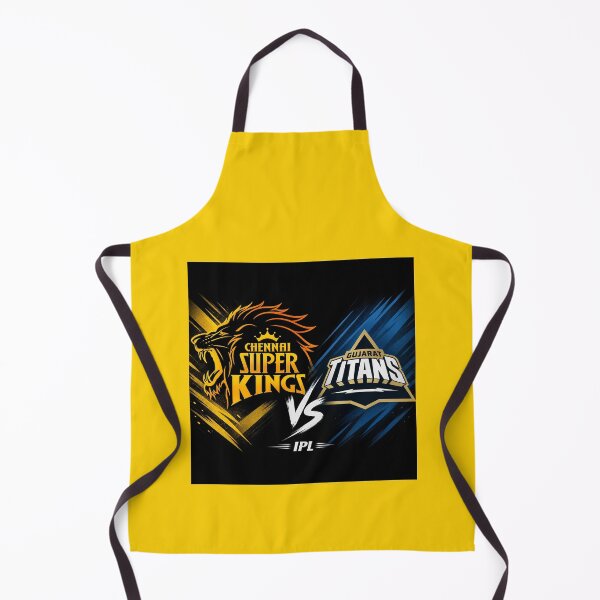 Item preview, Chennai Super Kings vs Gujarat Titans – Match Day Battle Tee designed and sold by Crick-Art.