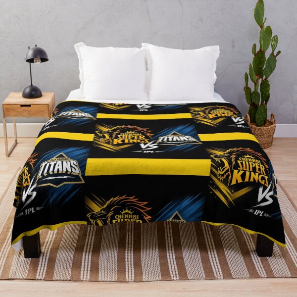Item preview, Chennai Super Kings vs Gujarat Titans – Match Day Battle Tee designed and sold by Crick-Art.