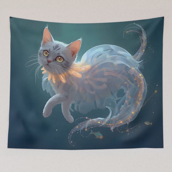 Item preview, The Jellyfish Cat designed and sold by UnRealS.