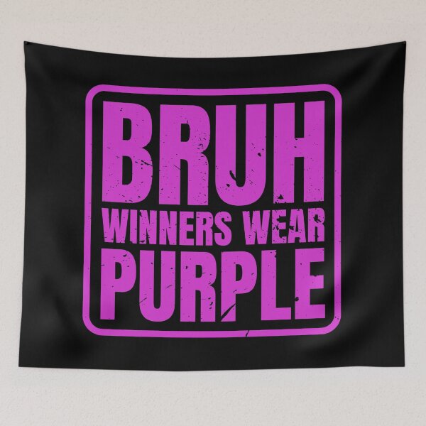 Item preview, Bruh Winners Wear Purple designed and sold by Dondonmart.