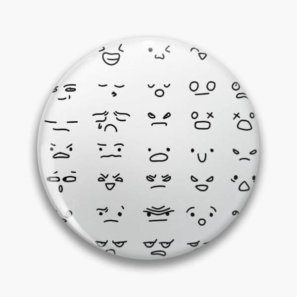 Item preview, Cute Kawaii Faces Mega Pack - Funny Doodle Cartoon Expressions Doodle Art designed and sold by LYAN-STORE.