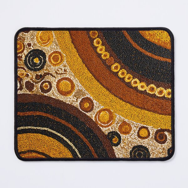 Item preview, Aboriginal Inspired Dot Art - With Fossils Circles Waves designed and sold by GrinGalore.