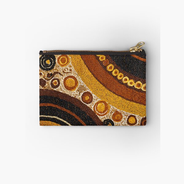 Item preview, Aboriginal Inspired Dot Art - With Fossils Circles Waves designed and sold by GrinGalore.